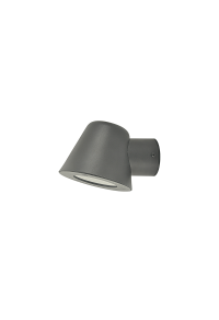 SAND BLACK WALL LUMINAIRE VIDA 1XGU10 MAX.35W IP44 WITH CLEAR GLASS