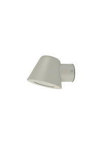 SAND GREY WALL LUMINAIRE VIDA 1XGU10 MAX.35W IP44 WITH CLEAR GLASS