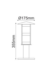 Garden light 35CM