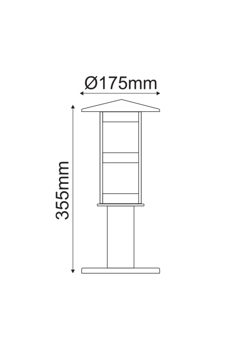 Garden light 35CM