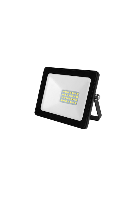 BLACK LED SMD FLOOD LUMINAIRE IP66 20W GREEN 230V