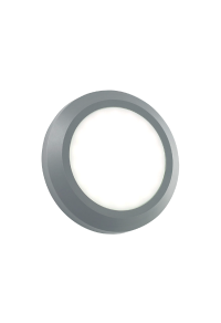 АПЛИКА LED WALL ROUND LUMINAIRE GREY 230V AC IP65 4W 3000K 310LM RA80