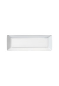 LED WALL RECTANGLE LUMINAIRE WHITE 230V AC IP65 4W 3000K 290LM RA80