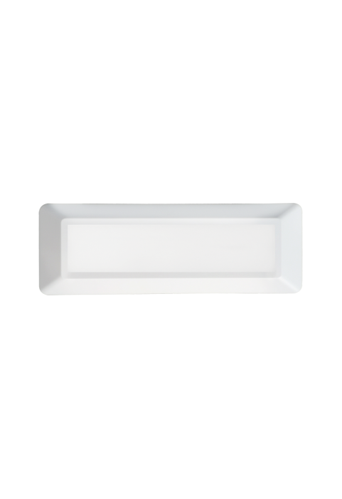 LED WALL RECTANGLE LUMINAIRE WHITE 230V AC IP65 4W 3000K 290LM RA80