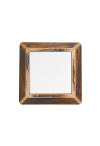 LED WALL SQUARE LUMINAIRE RUST 230V AC IP65 4W 3000K 270LM RA80