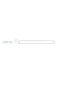 LED SMD T8 G13 9W 6000K 60CM 230V AC 1060LM RA80 40000H 160° LED STARTER
