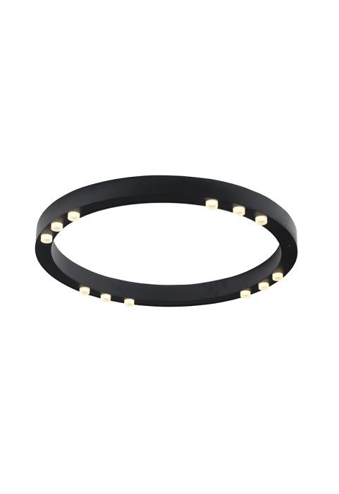 ПЛАФОН ЛЕД COB ЧЕРНО МЕТАЛНО  3000K 3240LM D65ΧΗ6,5CM MAGNETO