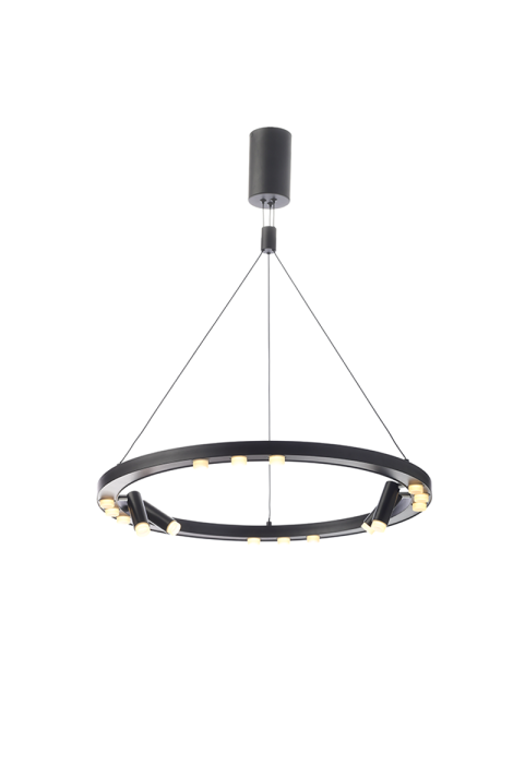 ПОЛИЛЕЙ ЛЕД 48W СОВ ЧЕРНО МЕТАЛНО 3000К  4320LM D65ΧH139CM MAGNETO