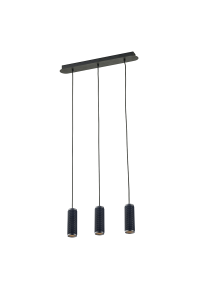 ПОЛИЛЕЙ 3XGU10 ЧЕРНО МЕТАЛНО 6,5X60XH122CM MEGATRON1