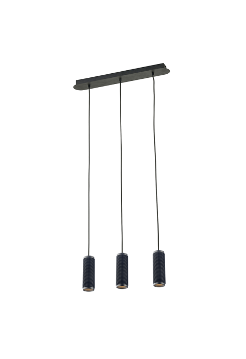 ПОЛИЛЕЙ 3XGU10 ЧЕРНО МЕТАЛНО 6,5X60XH122CM MEGATRON1