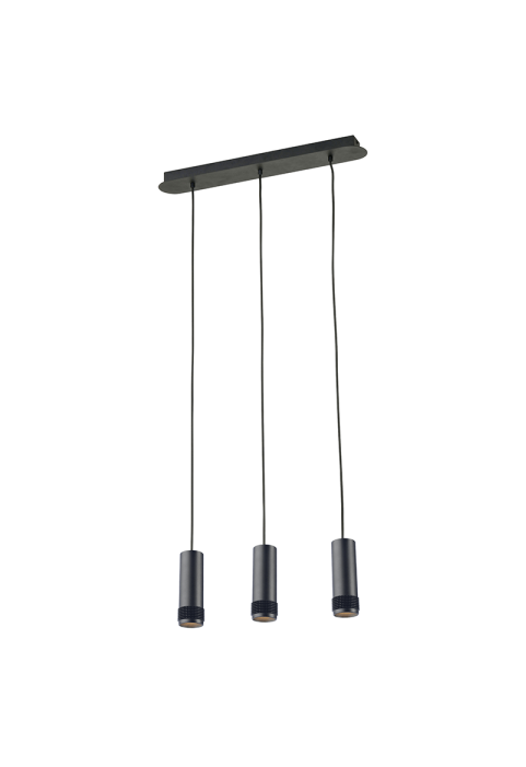 ПОЛИЛЕЙ 3XGU10 ЧЕРНО МЕТАЛНО  6,5X60XH122CM MEGATRON2