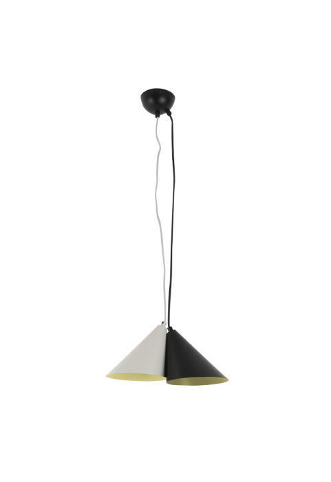 ПЕНДЕЛ 2ΧΕ14 ЧЕРНО+СИВО МЕТАЛНО D32ΧΗ120CM DIOSCURI