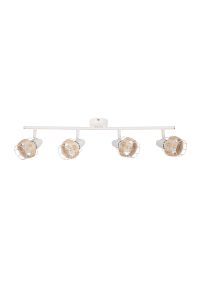 СПОТ ZORBAS ACA LIGHTING БЯЛ РАТАН