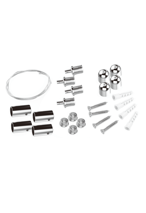 4 STEEL WIRES KIT FOR PENDANT INSTALLATION OF  OTIS*N, ROVE, DEBA & TREGO LED PANELS