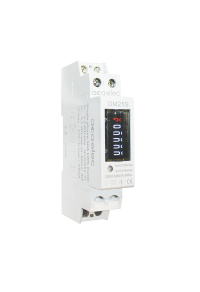 DIN-RAIL ENERGY kWh METER ANALOG 1P 5(50)A 230VAC 5+1DIG. 1Μ
 