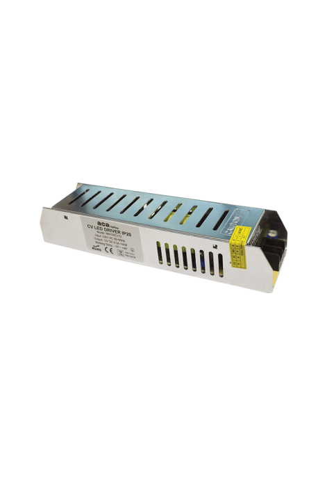 METAL CV LED DRIVER 100W 230V AC-12V DC 8.3A IP20 WITH TERMINAL