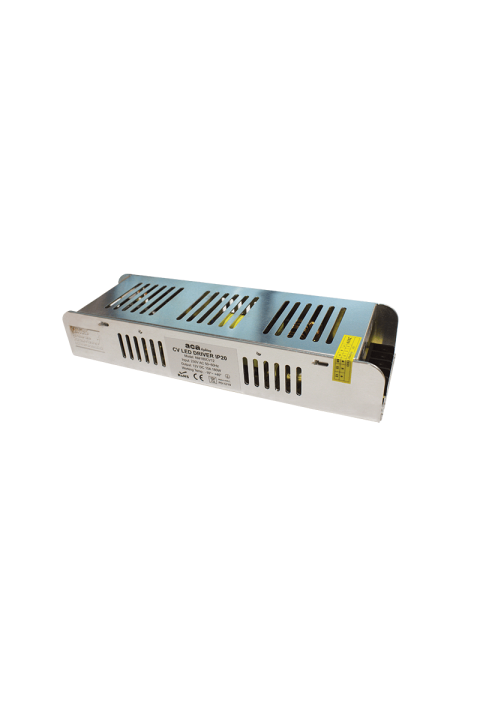 METAL CV LED DRIVER 180W 230V AC-12V DC 15A IP20 WITH TERMINAL