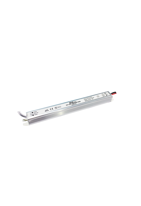 LINEAR METAL CV LED DRIVER 24W 230V AC-12V DC 2A IP20 WITH CABLES