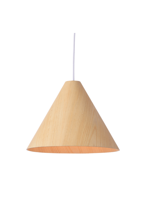 NETTO PENDANT LIGHTING 1X E27 NATURAL WOOD D33XH180CM NAIROBI