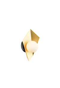АПЛИК 1ΧG9  ЗЛАТНО/ЧЕРНО МЕТАЛНО + СТЪКЛО 16Χ14Χ28CM POLYGON