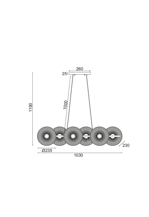 ПОЛИЛЕЙ 6ΧΕ27 ЧЕРЕН МЕТАЛЕН 103Χ35ΧΗ119CM KOBE