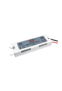 MINI PLASTIC CV LED DRIVER 36W 230V AC-24V DC 1.5A IP20 WITH CABLES