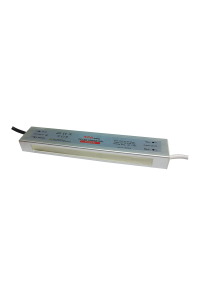 METAL CV LED DRIVER 75W 230V AC-12V DC 6.3A IP67 WITH CABLES