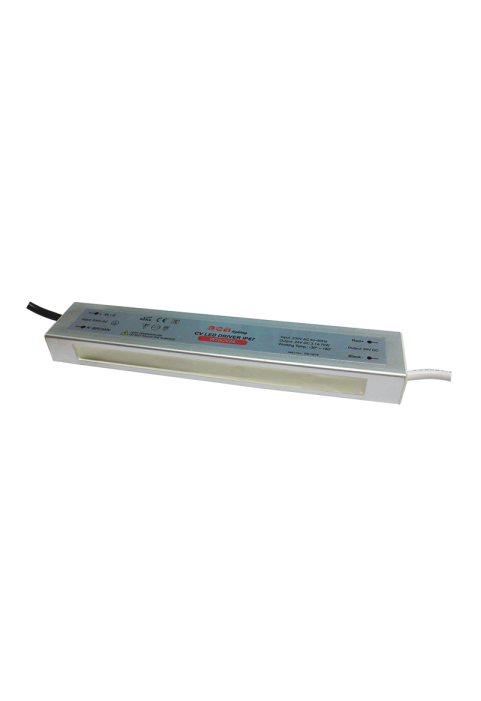 METAL CV LED DRIVER 75W 230V AC-24V DC 3.1A IP67 WITH CABLES