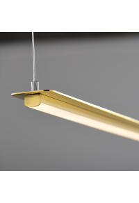 ПОЛИЛЕЙ ACA LIGHTING / LIGHTING LED 20W 3000K 1600LM BRASS MEALLIC 100Χ5ΧH150CM ATLANTIS