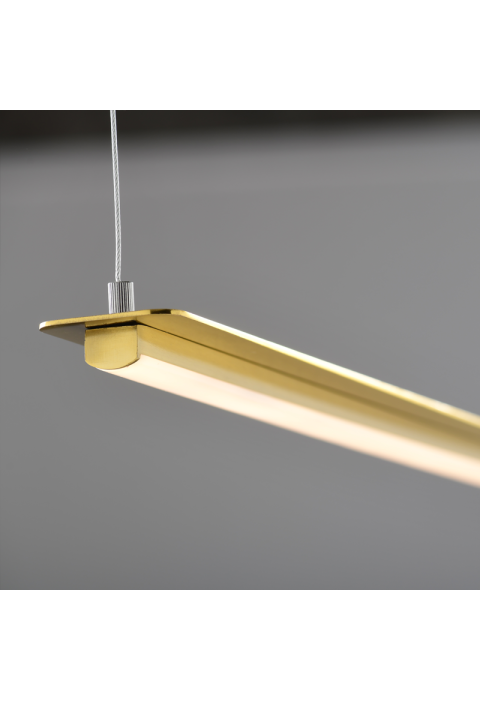 ПОЛИЛЕЙ ACA LIGHTING / LIGHTING LED 20W 3000K 1600LM BRASS MEALLIC 100Χ5ΧH150CM ATLANTIS