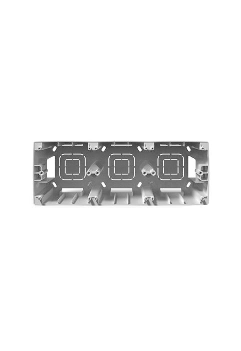 PRIME 3 GANG SURFACE MOUNTING BOX IP20 WHITE