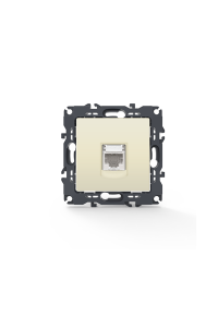 PRIME LAN SOCKET 1xRJ45 CAT6 UTP IP20 IVORY