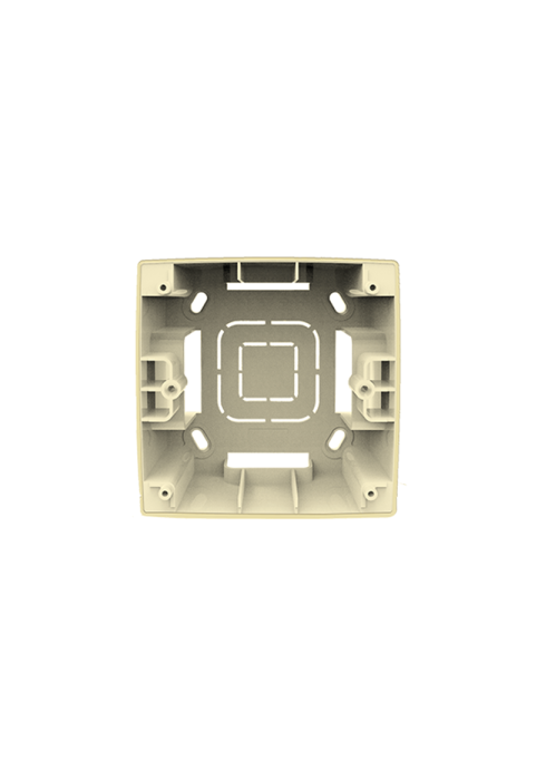 PRIME 1 GANG SURFACE MOUNTING BOX IP20 IVORY