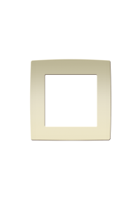 PRIME 1 GANG FRAME IP20 IVORY