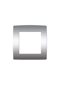 PRIME 1 GANG FRAME IP20 MATT ALUMINUM