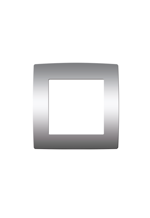 PRIME 1 GANG FRAME IP20 MATT ALUMINUM