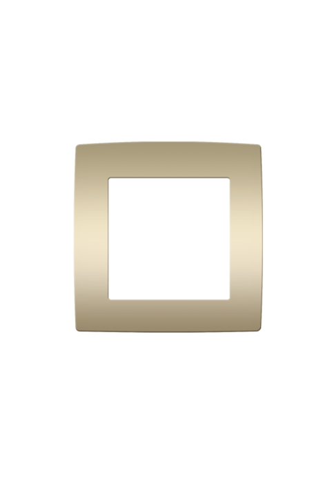 PRIME 1 GANG FRAME IP20 MATT CHAMPAGNE