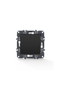 PRIME 1 GANG 1 WAY SWITCH SCREWLESS 1P 10AX 250VAC IP20 MATT ANTHRACITE