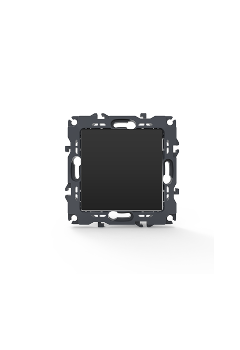 PRIME 1 GANG 2 WAY SWITCH SCREWLESS 1P 10AX 250VAC IP20 MATT ANTHRACITE