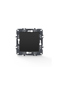 PRIME INTERMEDIATE SWITCH SCREWLESS 1+1P 10AX 250VAC IP20 MATT ANTHRACITE