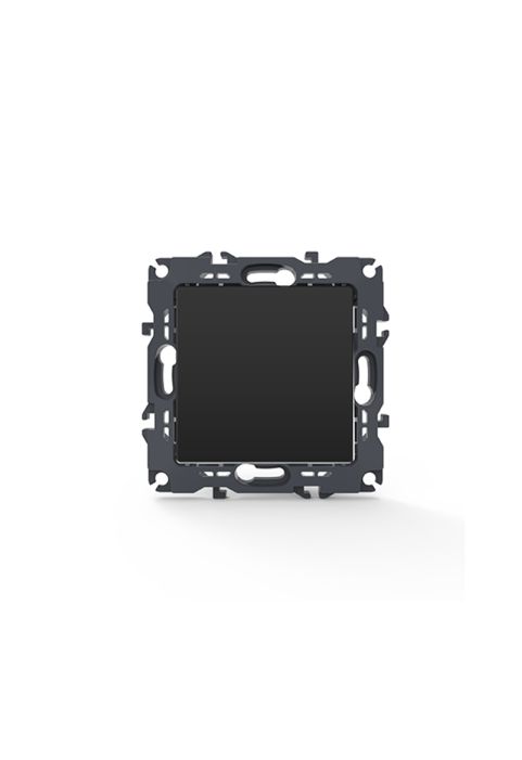 PRIME INTERMEDIATE SWITCH SCREWLESS 1+1P 10AX 250VAC IP20 MATT ANTHRACITE