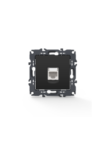 PRIME LAN SOCKET 1xRJ45 CAT6 UTP IP20 MATT ANTHRACITE