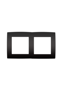 PRIME 2 GANG FRAME IP20 MATT ANTHRACITE