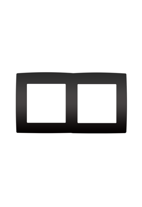PRIME 2 GANG FRAME IP20 MATT ANTHRACITE