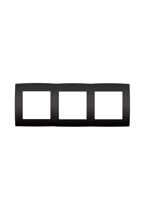 PRIME 3 GANG FRAME IP20 MATT ANTHRACITE