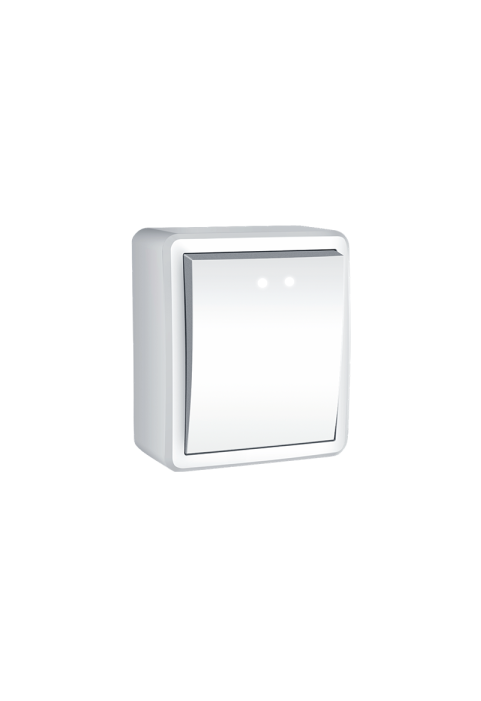 MURATA 1 GANG PUSH BUTTON SWITCH & LED LAMP 