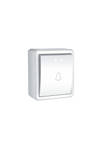 MURATA 1 GANG PUSH BUTTON SWITCH & LED LAMP (12VAC) 