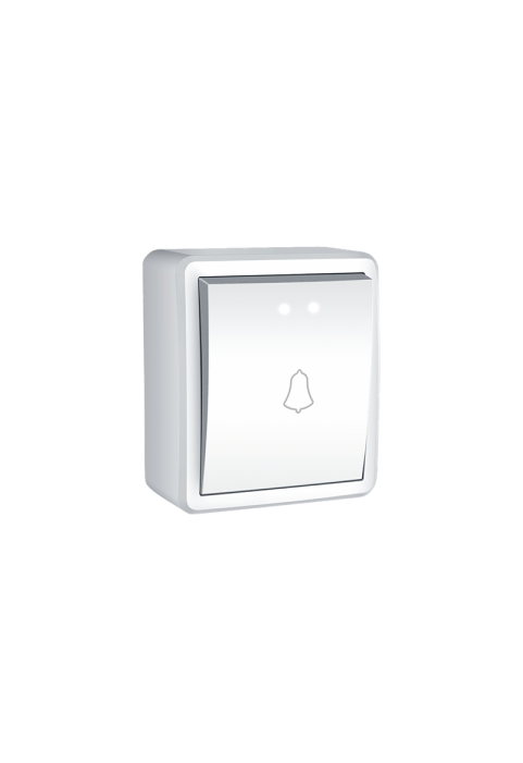 MURATA 1 GANG PUSH BUTTON SWITCH & LED LAMP (12VAC) 