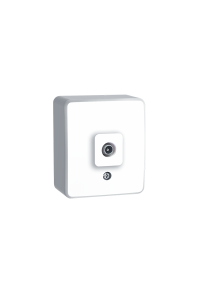 MURATA TV SOCKET END-LINE WALL MOUΝΤED MALE CONNECTOR IP20 WHITE