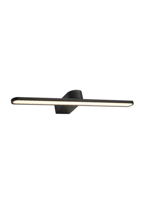 ^WALL MOUNTED LIGHTING LED 16W 3000K 1040LM BLACK METALLIC IP44 50Χ12Χ4CM PHOEBE